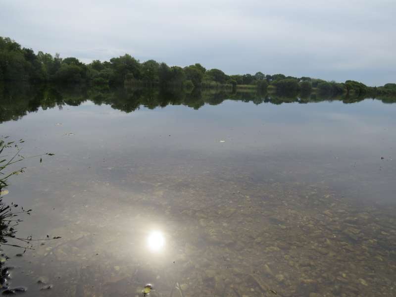 La journée s'annonce plutôt belle sur le lac de Pontavennec