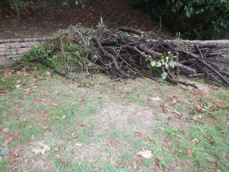 L'emb�cle du pont du Vizac